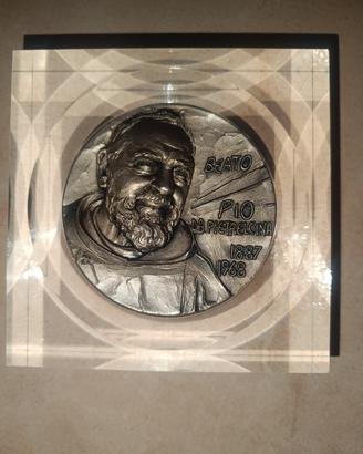 Medaglia Ufficiale Beatificazione Padre Pio 1999 