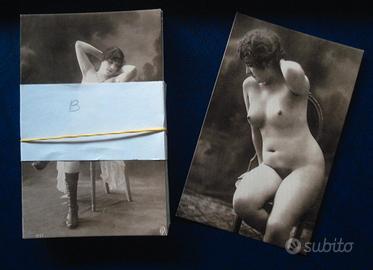 B - 50 CARTOLINE RIPRODUZIONE FOTO NUDI FEMMINILI