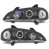 FARI PER OPEL TIGRA 95-03 ANGEL EYES CCFL FONDO NE