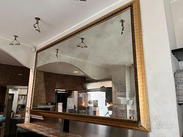 Specchio anticato con cornice 136x240x5