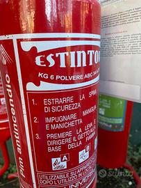 Estintori biossido da 5kg revisionati