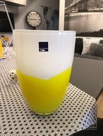 Vaso ceramica Leonardo - Bianco e Giallo