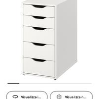 Cassettiera da ufficio Alex Ikea