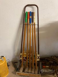 vecchio gioco del croquet