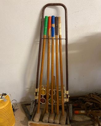 vecchio gioco del croquet
