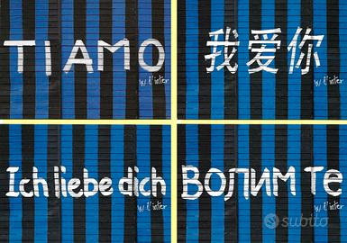 4 cartoline Inter  “TI AMO”