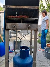 Barbeque a gas