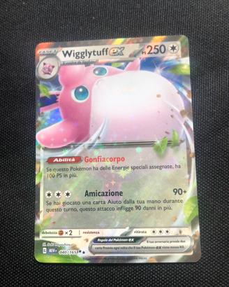 “Wigglytuff ex” 40/165 doppia rara in italiano