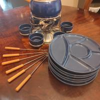 Set Fonduta Professionale 2 Pezzi – Blu Notte 