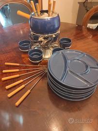 Set Fonduta Professionale 2 Pezzi – Blu Notte 