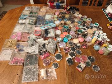 Maxi lotto materiale bigiotteria 