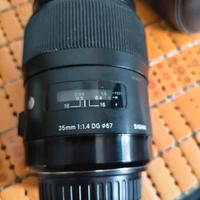 📷 Obiettivo Sigma 35mm f/1.4 DG 