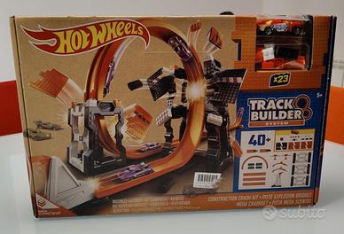 hot wheels track builder system curve 40+