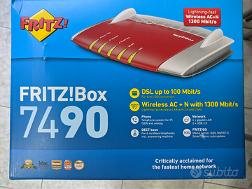 FRITZBOX 7490 - Router+Nas+Server+Segreteria