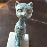 Statuetta del gatto stile antico Egitto