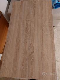 Consolle allungabile di colore rovere chiaro