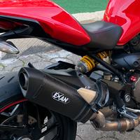 Terminale EXAN X-BLACK OVALE CARBONIO MONSTER 1200