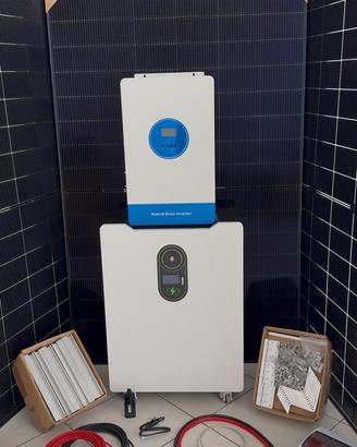 Fotovoltaico da 8kw con accumulo 15kwh solare wifi