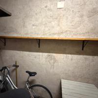 Mensola legno massello 2,9 metri con staffe