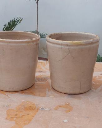 set 4 vasi antichi gres porcellanato xx secolo