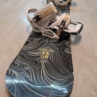 Snowboard Burton X8CH 154 + Attacchi Burton Cartel