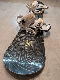 Snowboard Burton X8CH 154 + Attacchi Burton Cartel