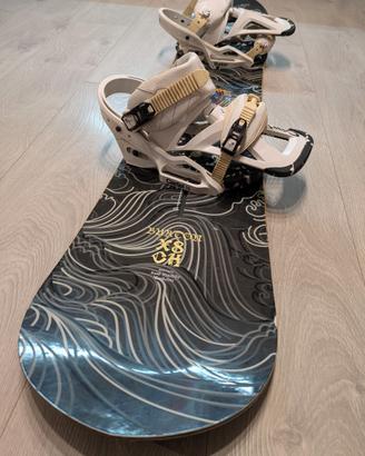 Snowboard Burton X8CH 154 + Attacchi Burton Cartel