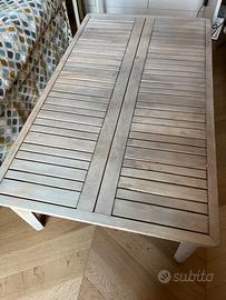 Tavolino legno da esterni