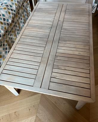 Tavolino legno da esterni