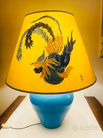 Porta lampada artigianato sardo turchese perfetta