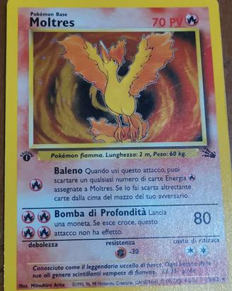 MOLTRES HOLO 12/62 PRIMA EDIZIONE 