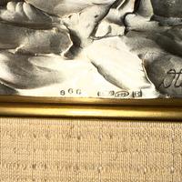 Quadro in rilievo in lamina d’argento