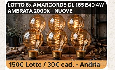Lampadine vintage led XXL Amarcords DL 165 E40