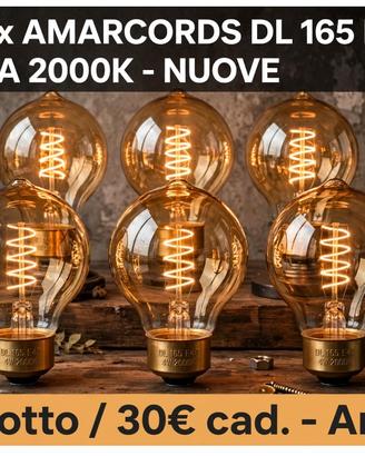 Lampadine vintage led XXL Amarcords DL 165 E40