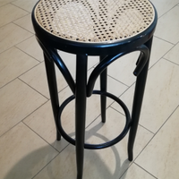 Sgabello Thonet paglia di Vienna