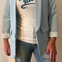 Blazer Anna Dani azzurro chiaro - Taglia L