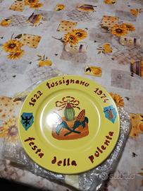 Piatto celebrativo festa della polenta Tossignano 