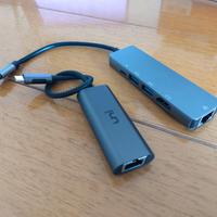 usb-c hub + Ethernet to usb-c