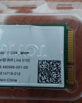 Wireless Intel Wifi Link 5100 per NoteBook