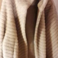 Ecopelliccia finto visone color ghiaccio