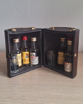 Contenitore Ramazzotti 6 mignon e 2 bicchieri