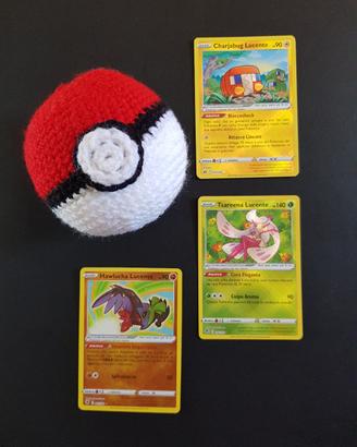 Set carte Pokèmon tre lucenti.