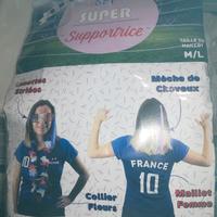 Kit nuovo tifoso della Francia/feste in maschera