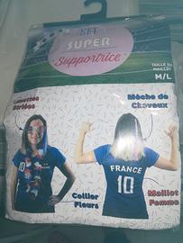 Kit nuovo tifoso della Francia/feste in maschera