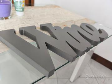 Decorazione da parete su legno Wine