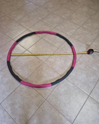 Hoola Hoop nuovo professionale, rosa e grigio