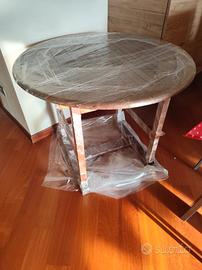Set Giardino Legnoluce - Tavolo Rotondo + 4 Sedie
