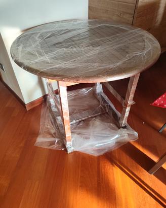 Set Giardino Legnoluce - Tavolo Rotondo + 4 Sedie