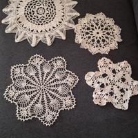 4 centrini vintage 