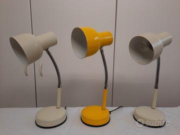 Tris di lampade da tavolo Veneta Lumi Vintage